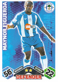 Maynor Figueroa Wigan Athletic 2009/10 Topps Match Attax #328